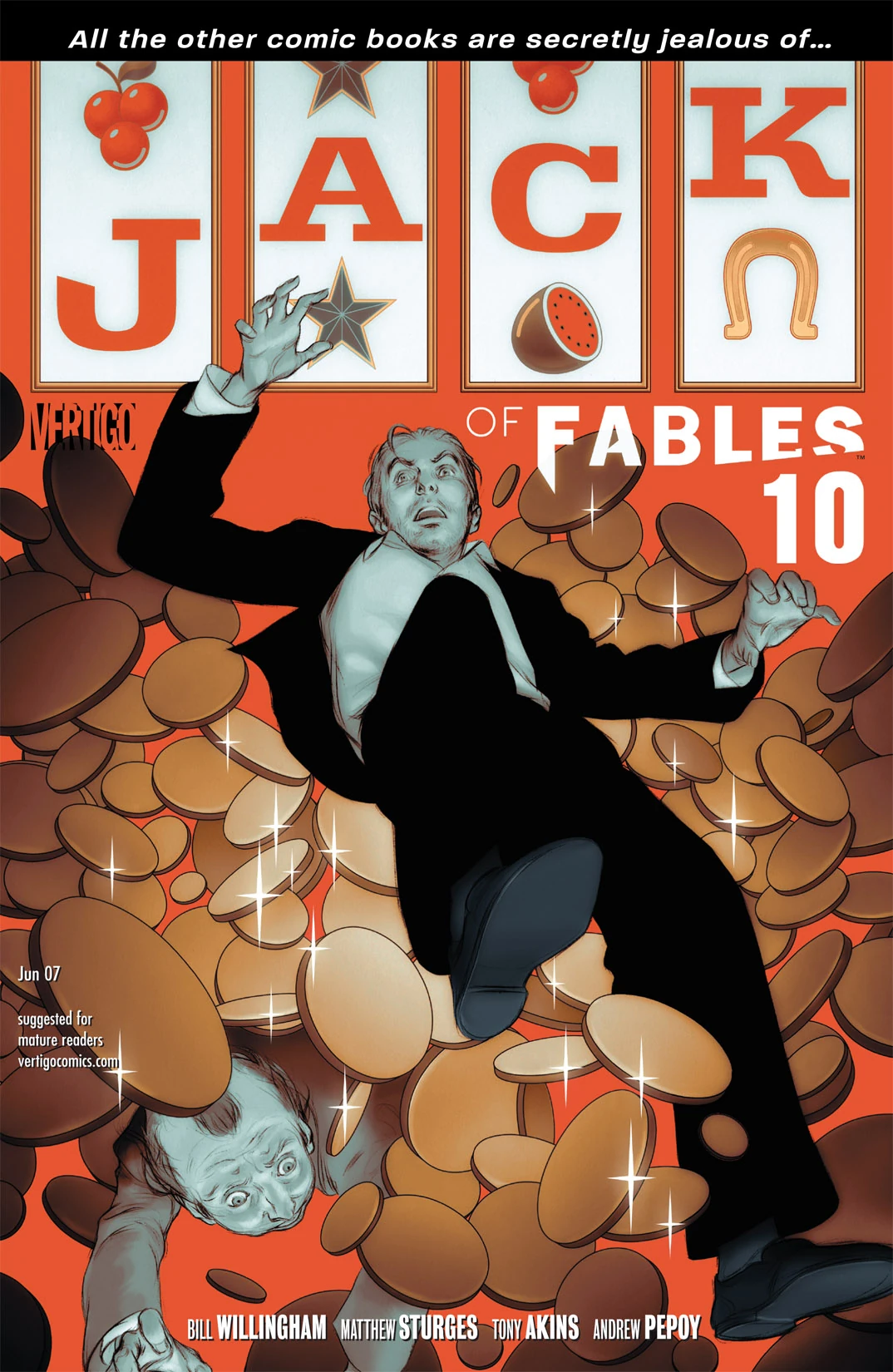 Jack of Fables #10 (DC, 2007 — Cover A) cover